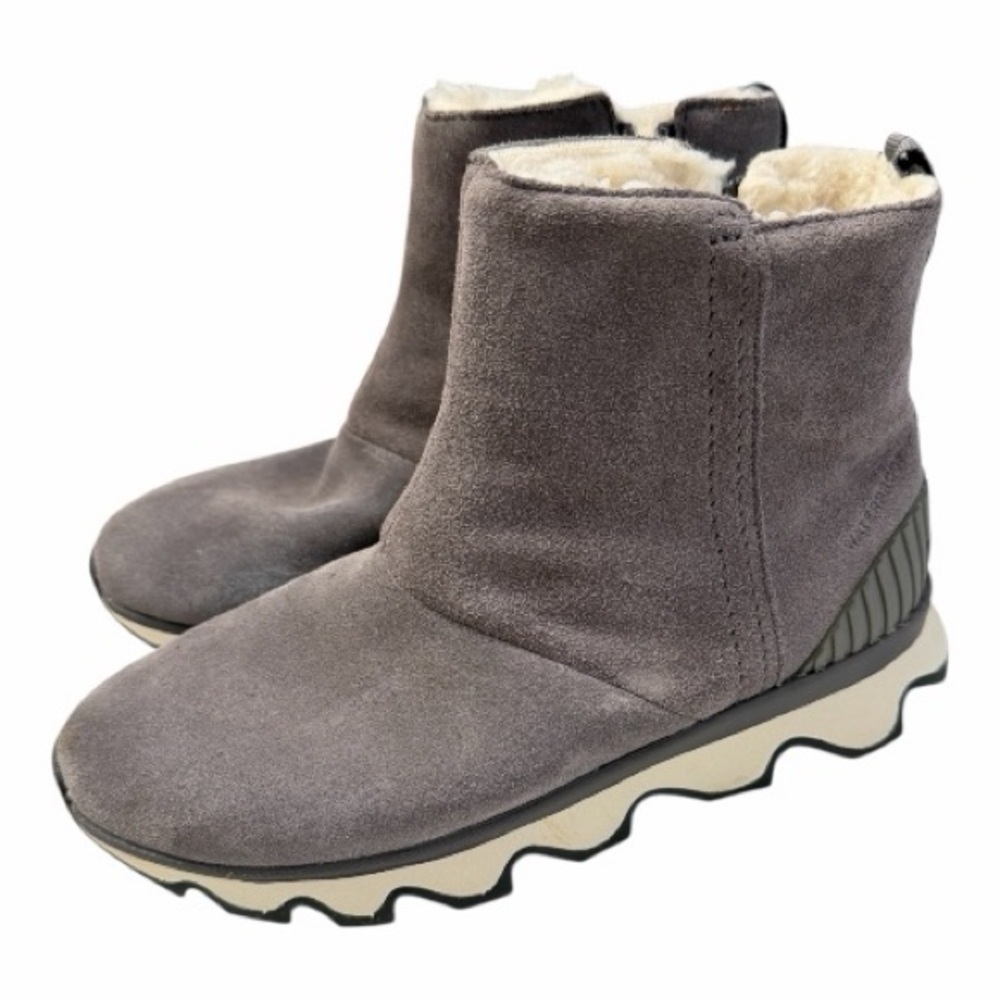 SOREL Women's Kinetic Short Waterproof Boots Size 6 - Picture 2 of 9